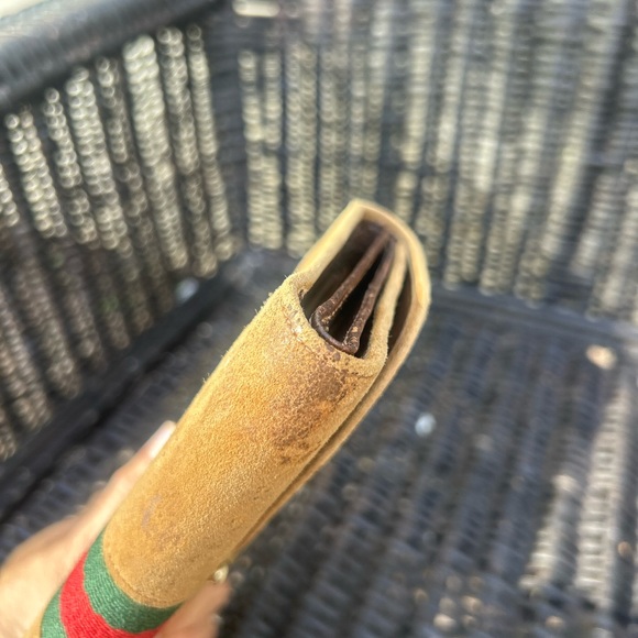 Gucci wallet suede Sherry line vintage wallet - Picture 4 of 16